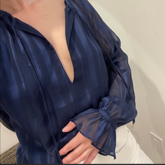 L’Acadamie blue stripe blouse - Picture 7 of 9